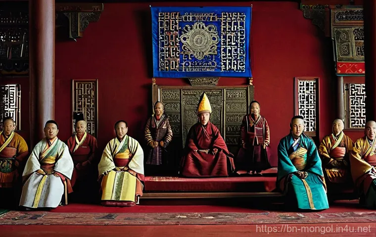 몽골 독립운동가 이야기 - **Bogd Khan's Declaration of Independence (1911):**
    A grand, historically accurate scene depicti...