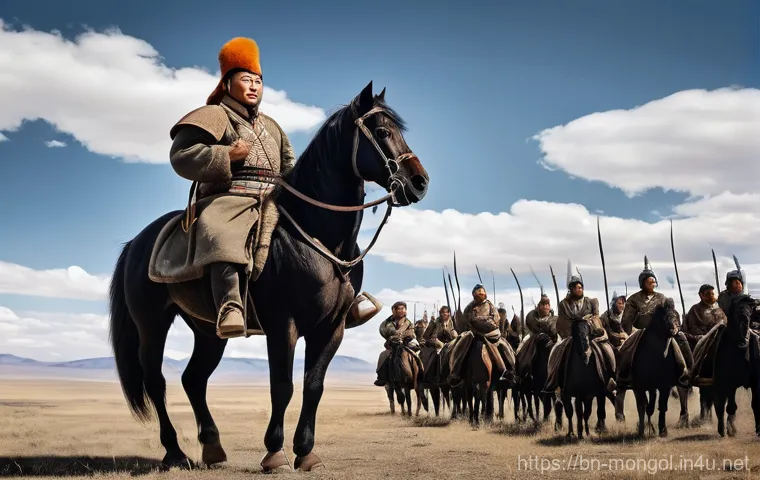 몽골 독립운동가 이야기 - **Bogd Khan's Declaration of Independence (1911):**
    A grand, historically accurate scene depicti...